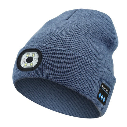 LED Rechargeable Knit Hat