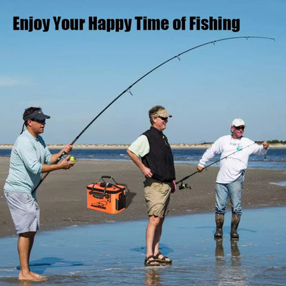 Foldable Waterproof Fishing Bucket-Live Fish Container