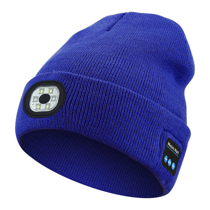 LED Rechargeable Knit Hat