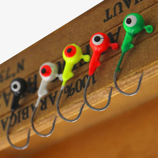 ColorHook™ 5-Color Fishing Hooks Bulk Set