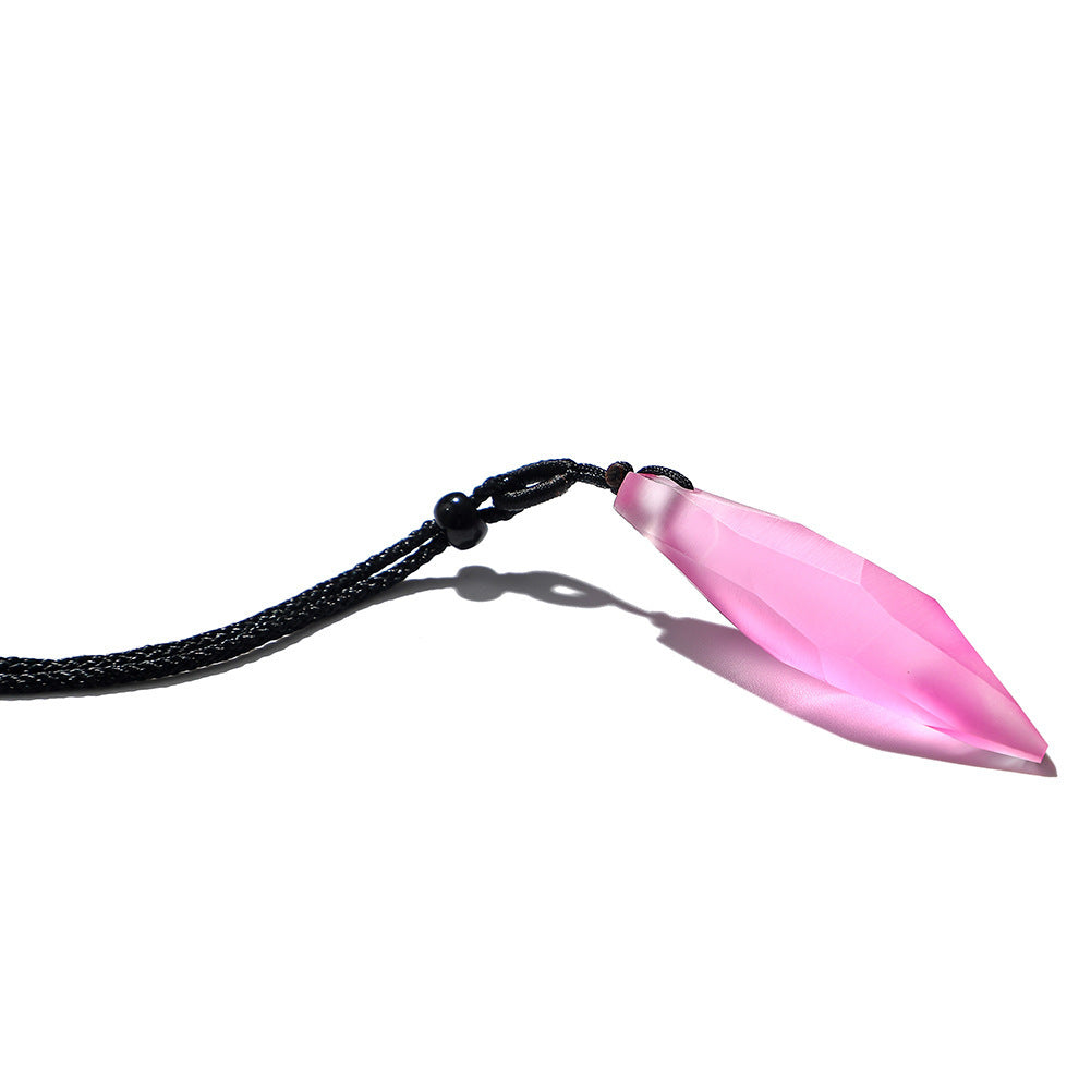 magic color resin pendant
