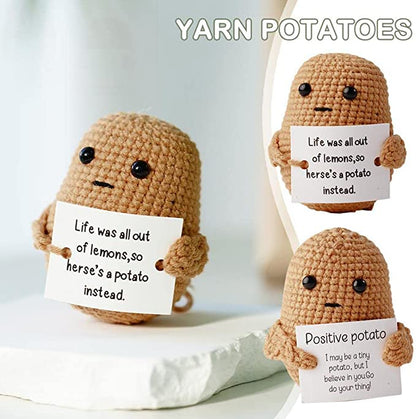 z Funny Gift Knitted Positive Potato