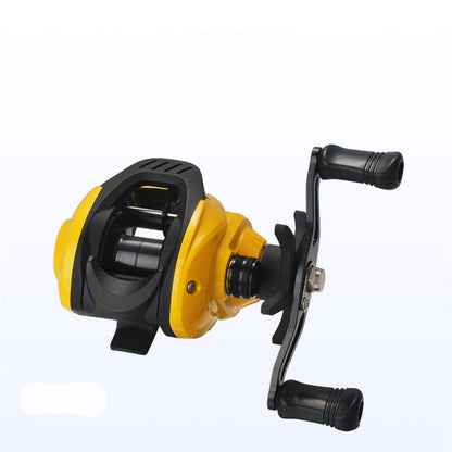 Small Yellow Water Drop Wheel Luya Wheel Fishing Reel
