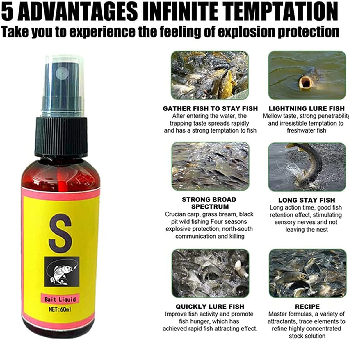 Scent Fish Attractants for Baits