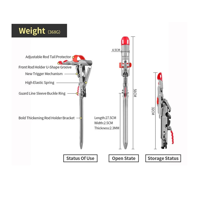 Premium Automatic Fishing Rod Holder