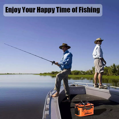 Foldable Waterproof Fishing Bucket-Live Fish Container