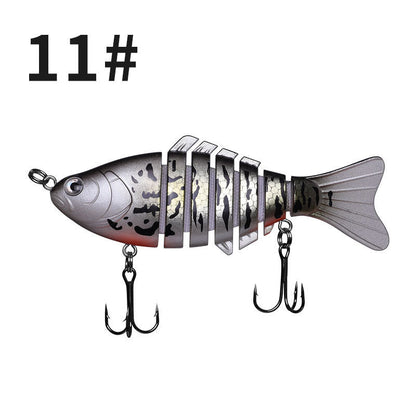Fishing lure with multiple hooks on a white background