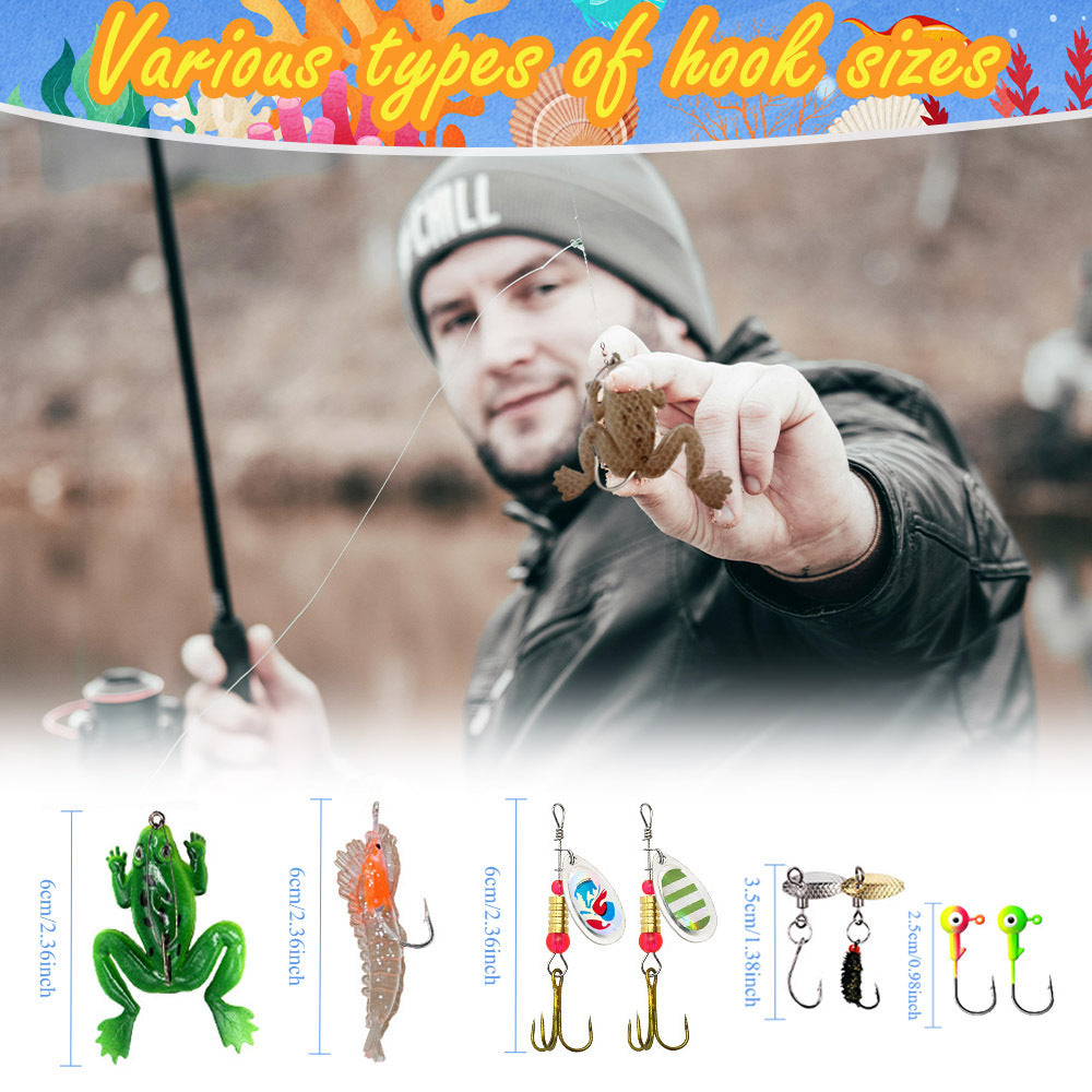 24 Countdown Christmas Fishing Set