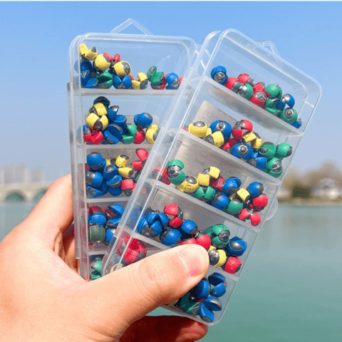 FlexiGrip Rubber-Coated Fishing Sinkers – 50pcs/100pcs