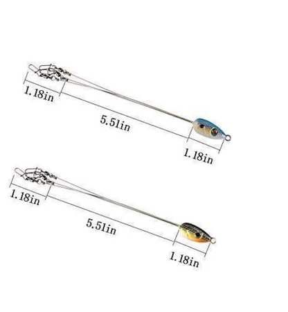 Umbrella fishing rig lure
