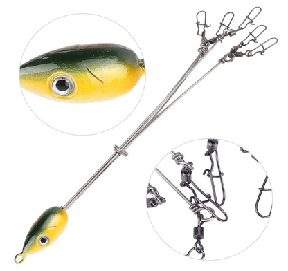 Umbrella fishing rig lure
