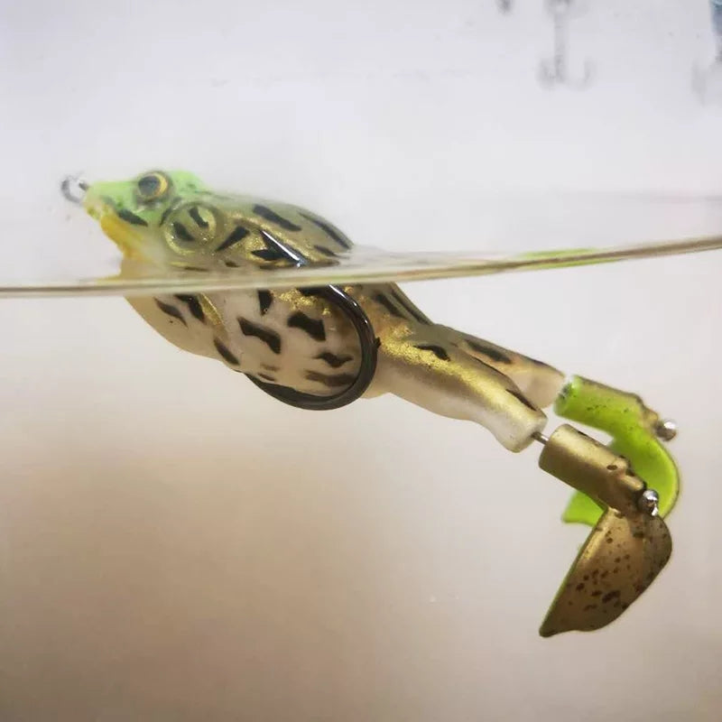 Double Propeller Frog Soft Bait