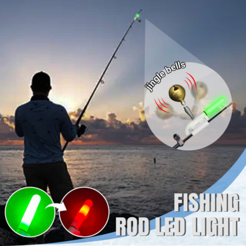 LED Fishing Rod Luminous Stick with Alarm