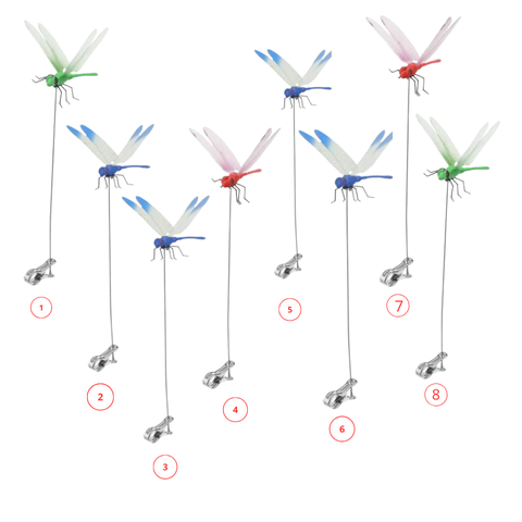 3D Dragonfly Clip