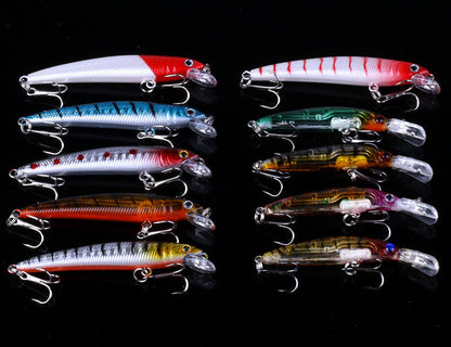 Portable 56PCS fishing gear set for easy storage and transport