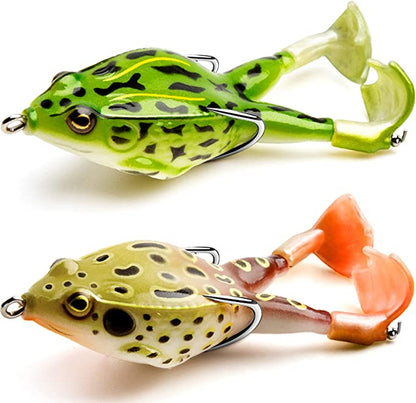 Double Propeller Frog Soft Bait