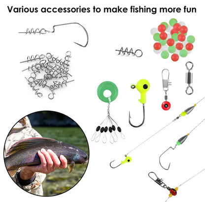 TackleMaster™ 188PCS Fishing Tackle Kit