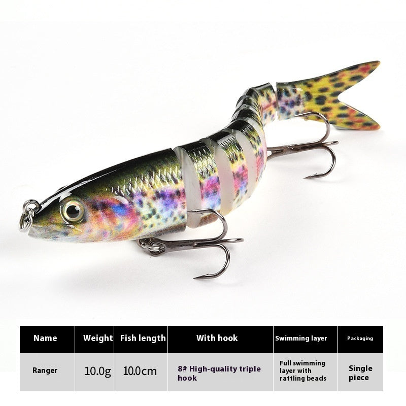 Multi-Section Bionic Loach Lure
