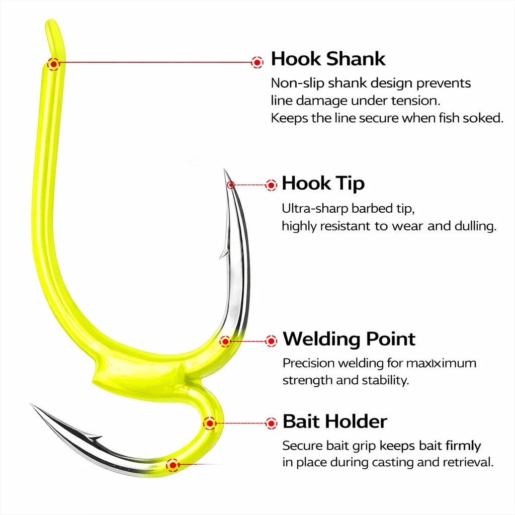 Fishing Hook Sea Fishing 10Pcs