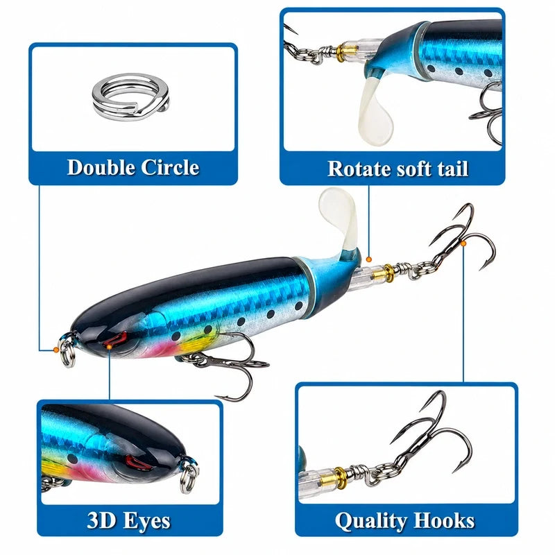 Propeller Topwater Fishing Lure